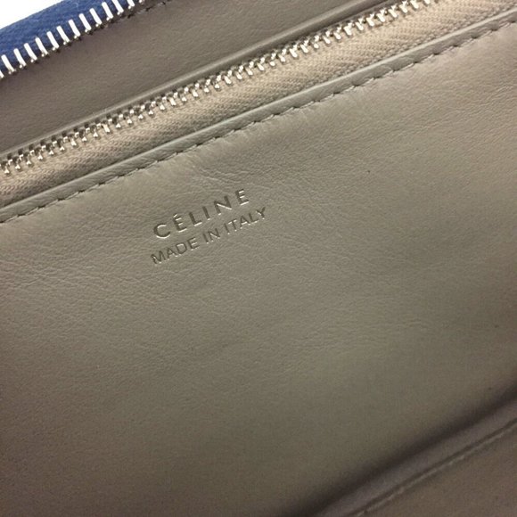CELINE Logo Leather Zippy Zip Around Long Wallet - Picture 8 of 8